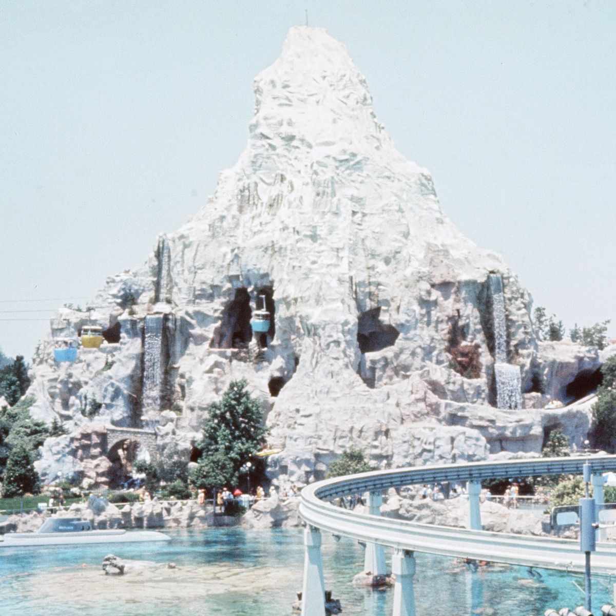 Disneyland Matterhorn Basketball Court