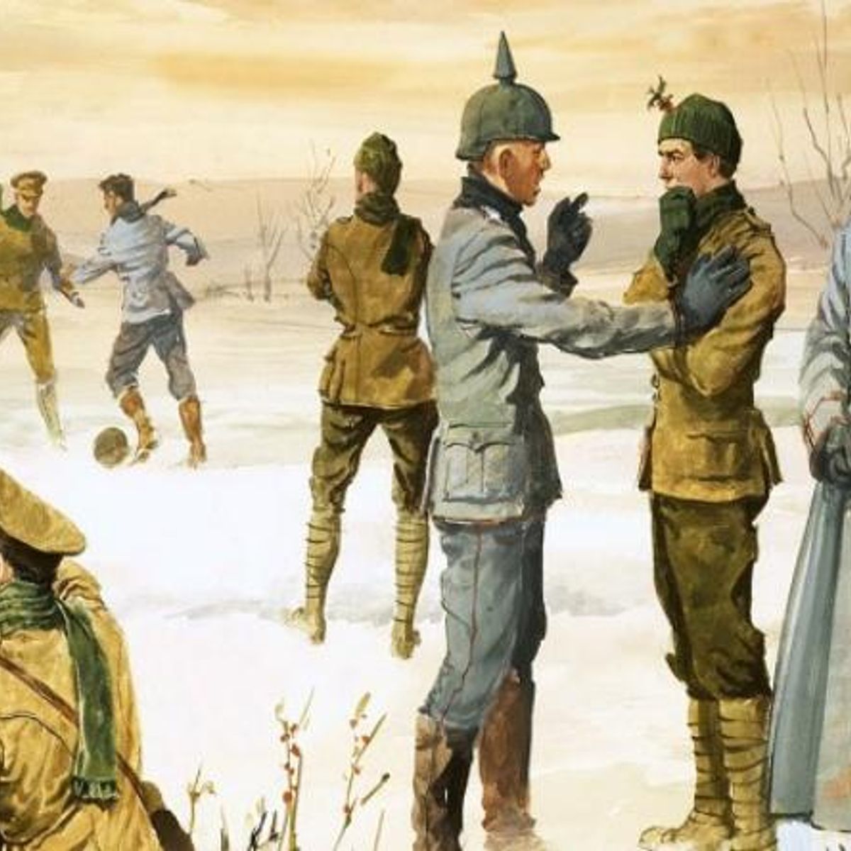 christmas truce 1914 football match