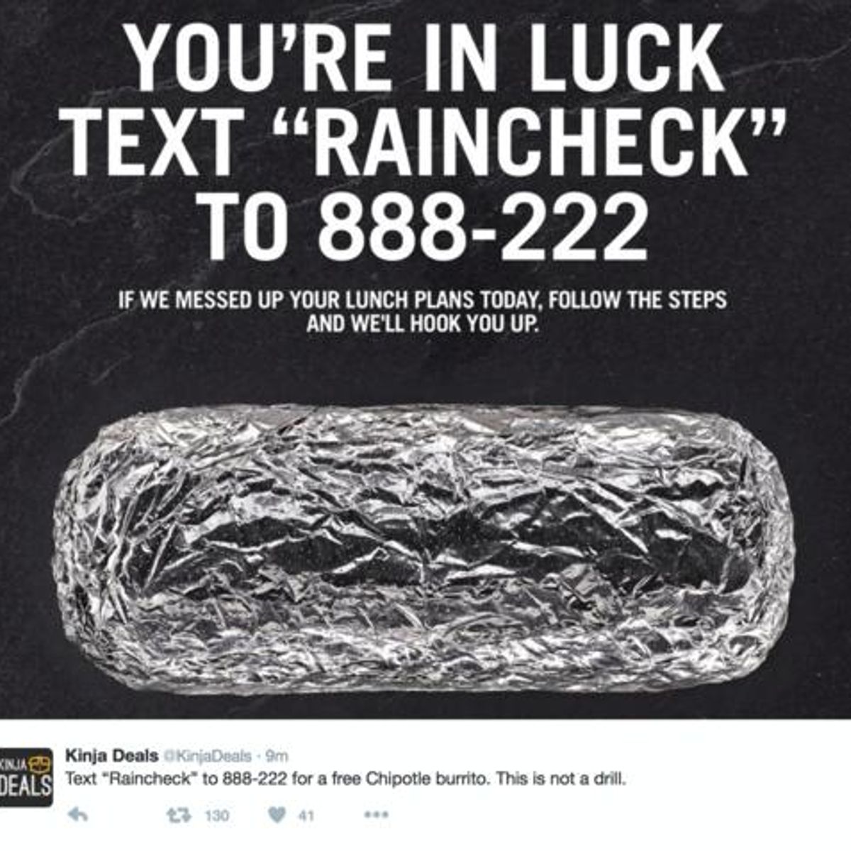 Free Chipotle Burrito Coupon | Snopes.com