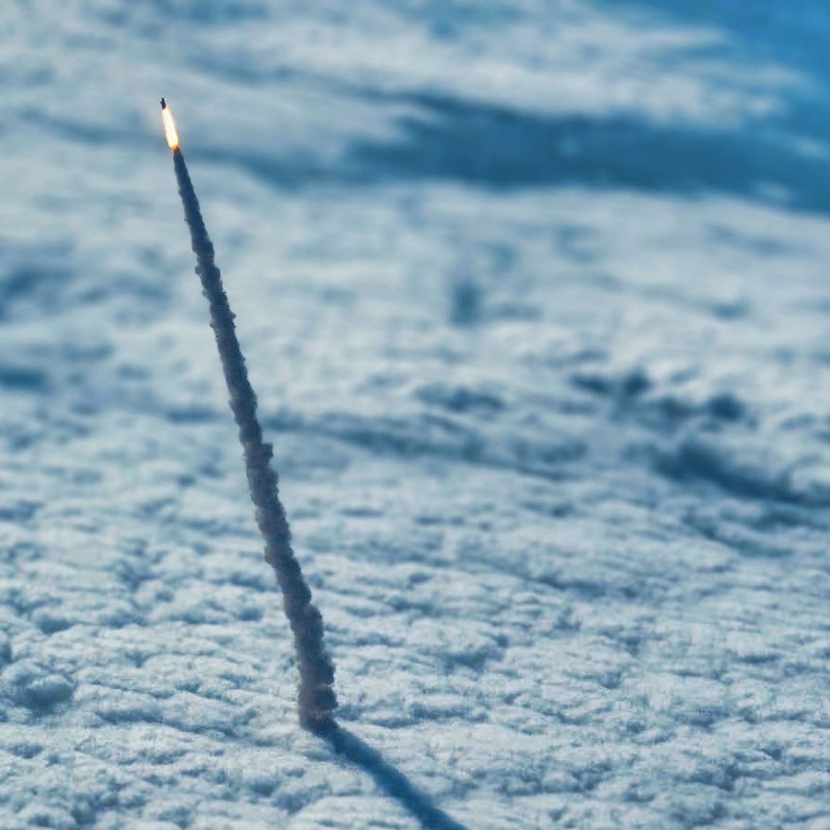 space shuttle visible from earth