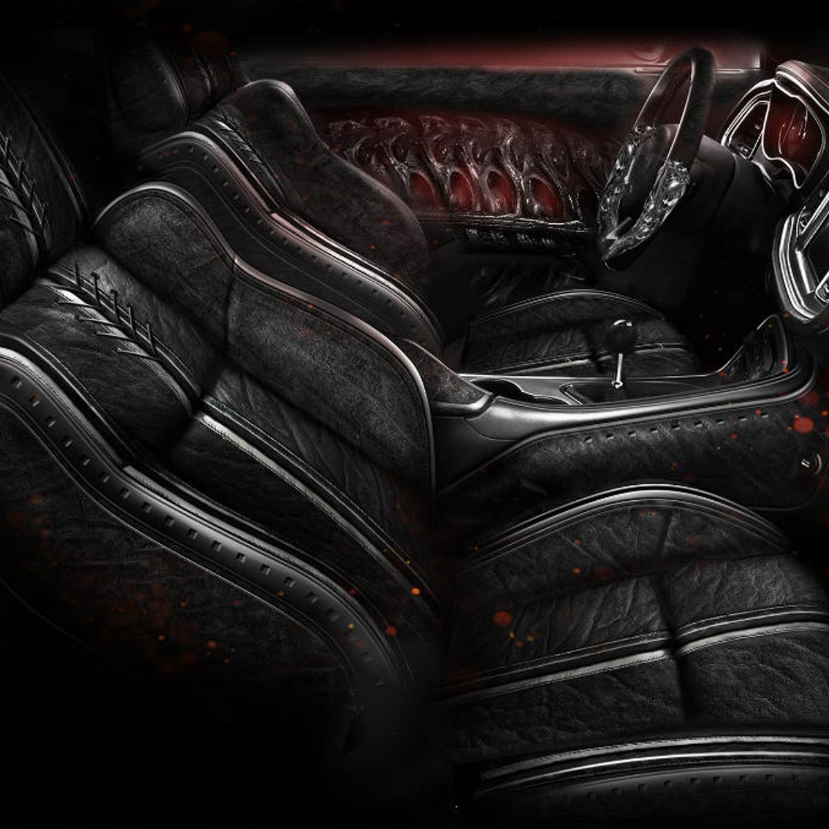 Dodge challenger custom deals interior