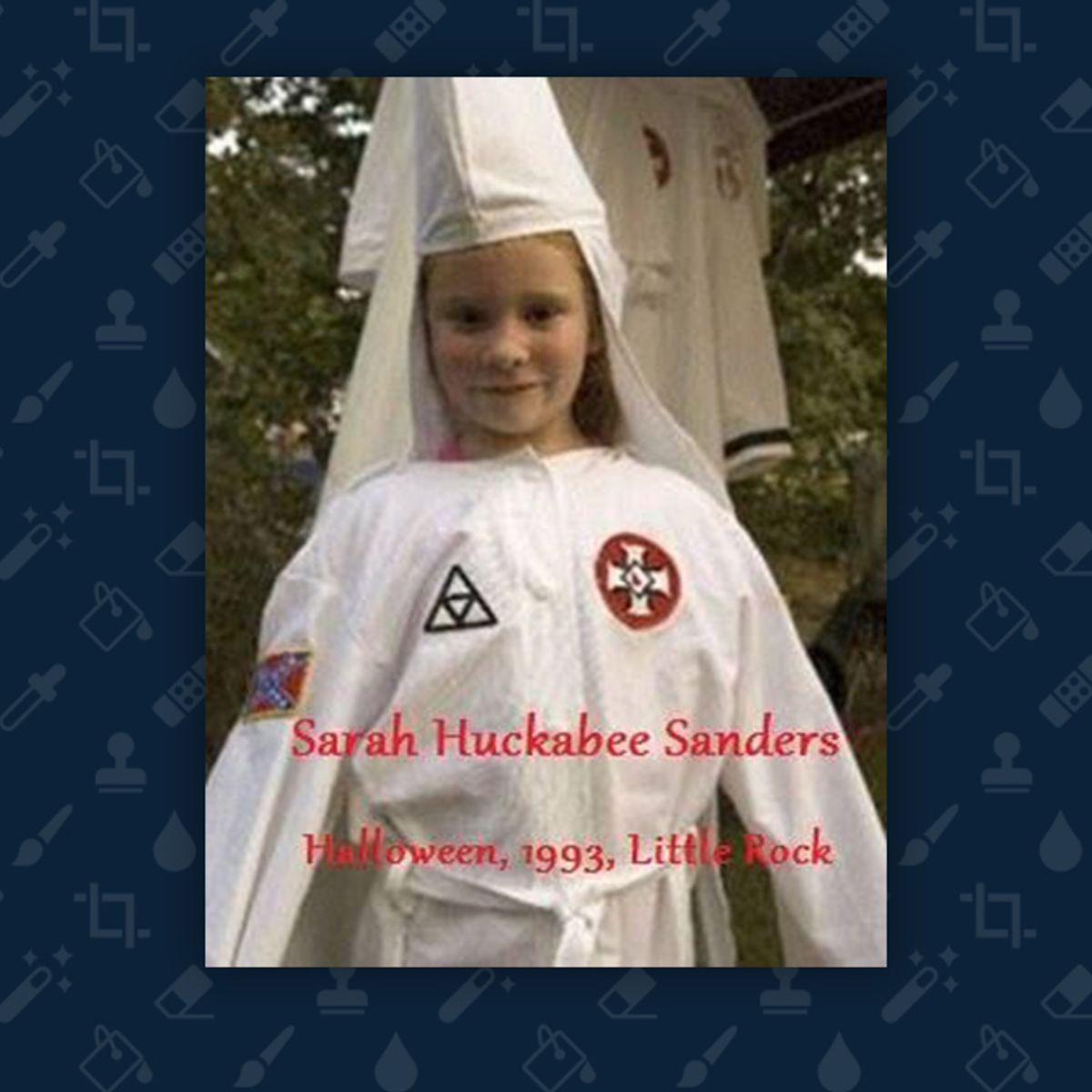 Did Sarah Huckabee Sanders Wear a KKK Halloween Costume in 1993?