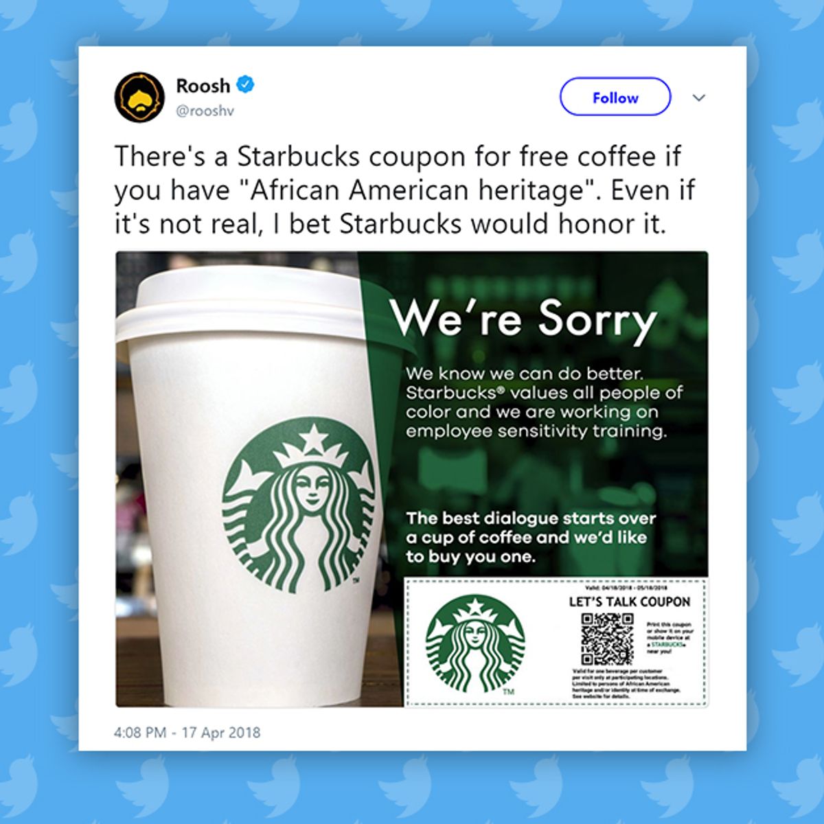 Is Starbucks Offering Coupons for Black Customers Only ...