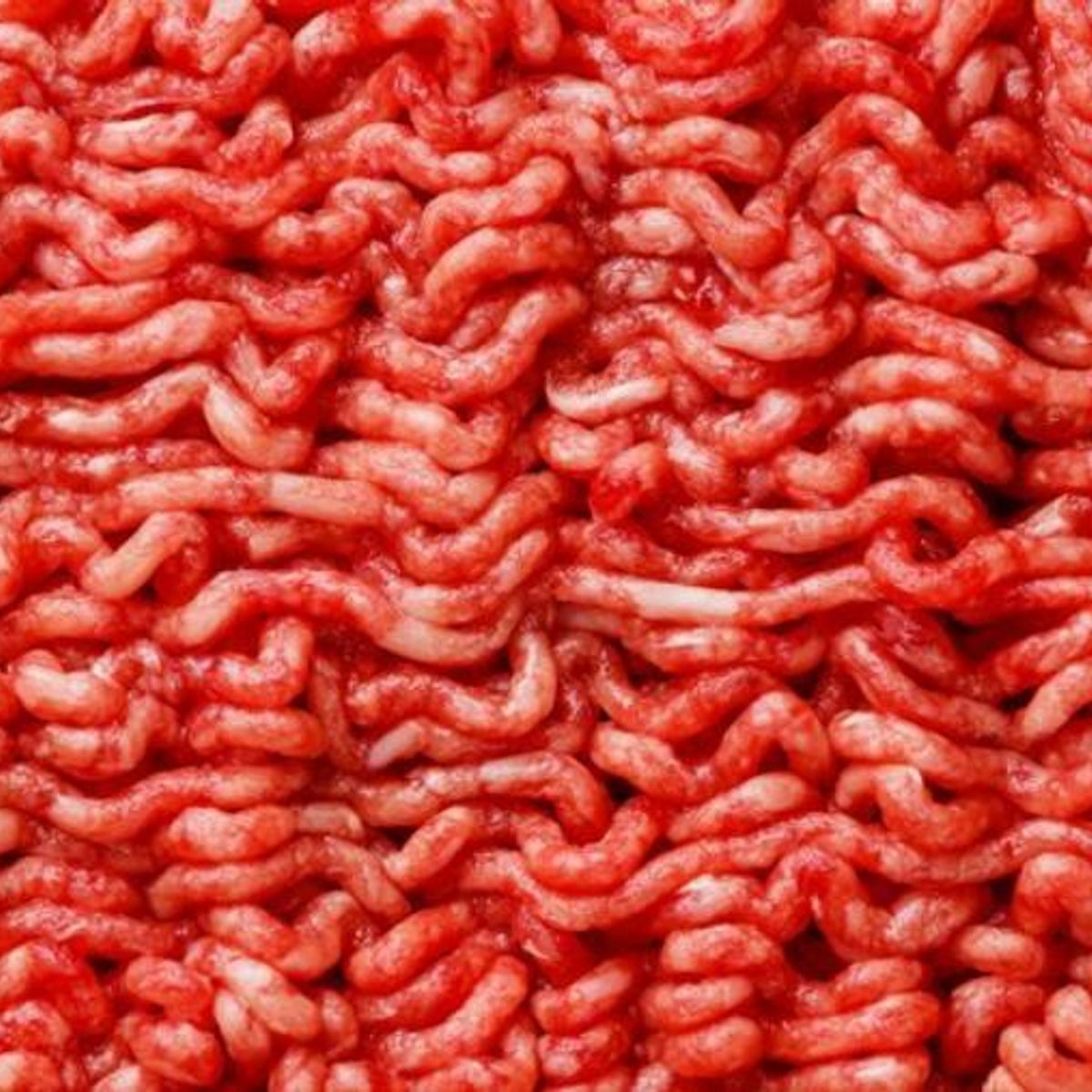 Red Raw Ground Beef Comes Out Stock Photo 1517586899