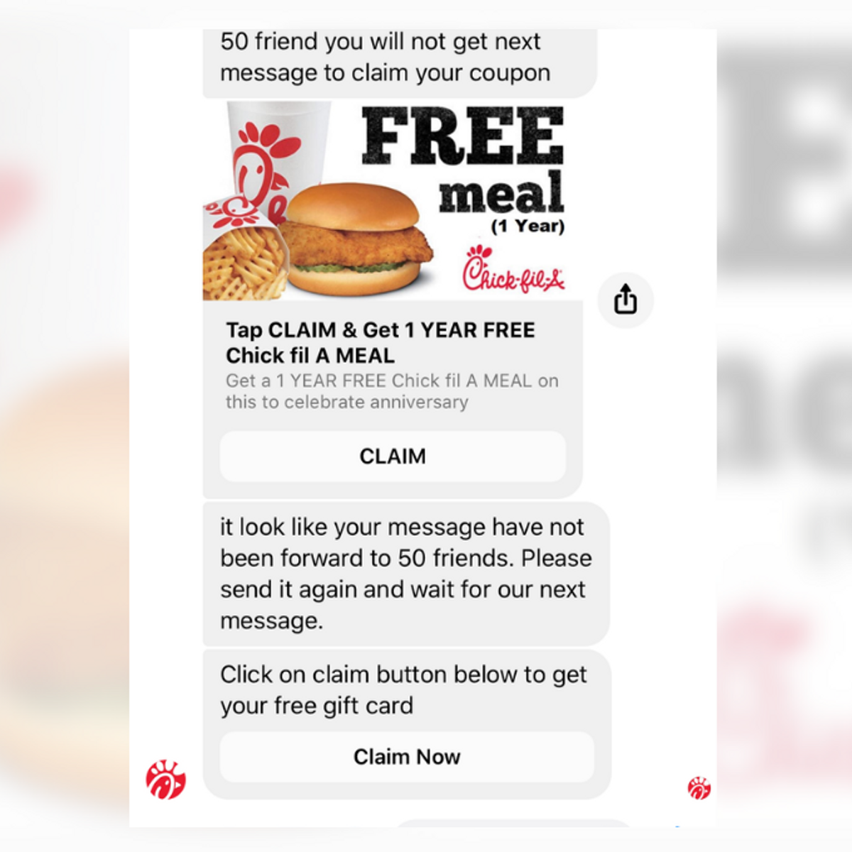 It's a hoax: Facebook post offers free Chick-fil-A gift basket