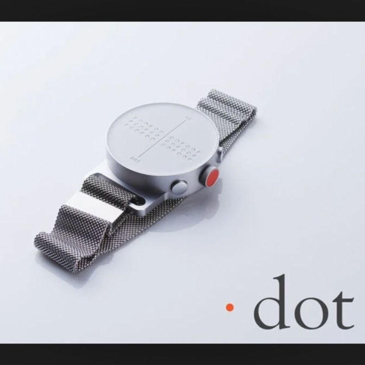 dot watch is a stylish braille device designed for the visually impaired