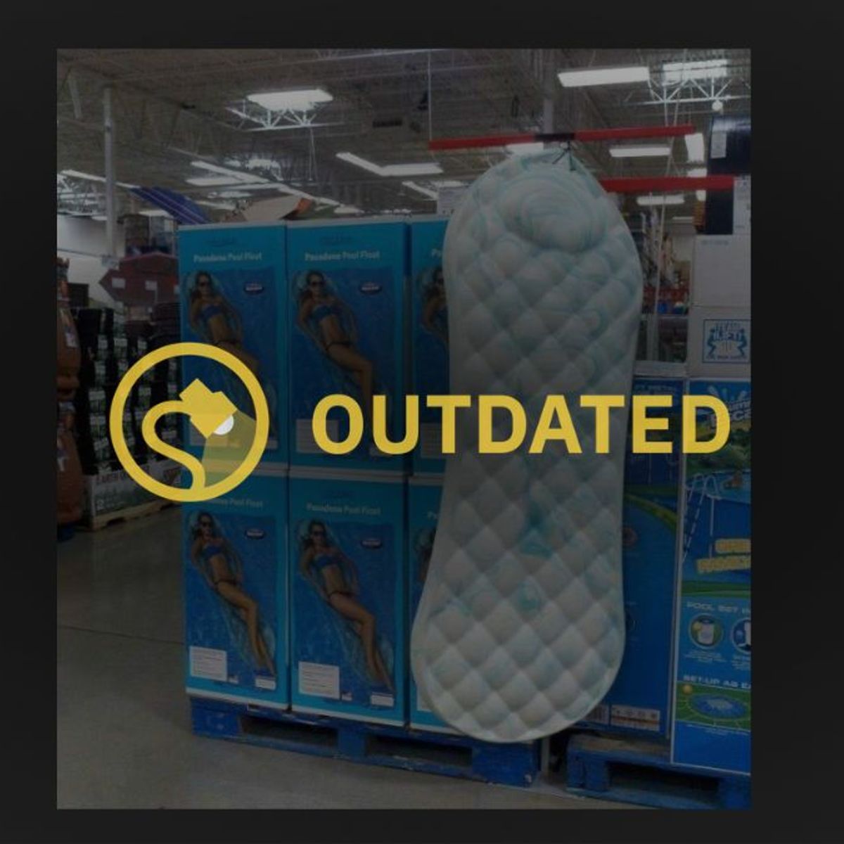 Was a 'Giant Maxi Pad' Pool Float a Real Product?