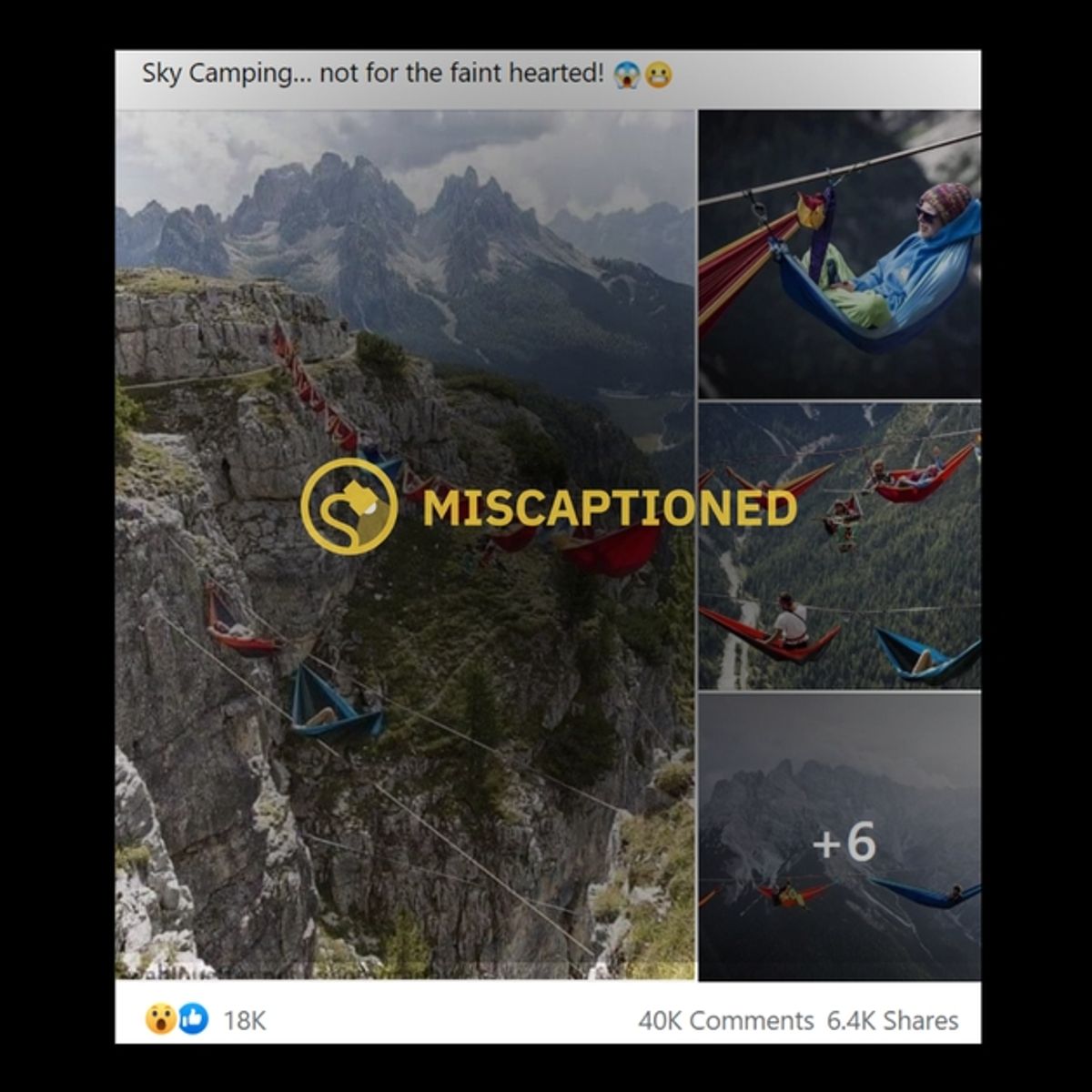 Do These Photos Show People Sky Camping Snopes Com