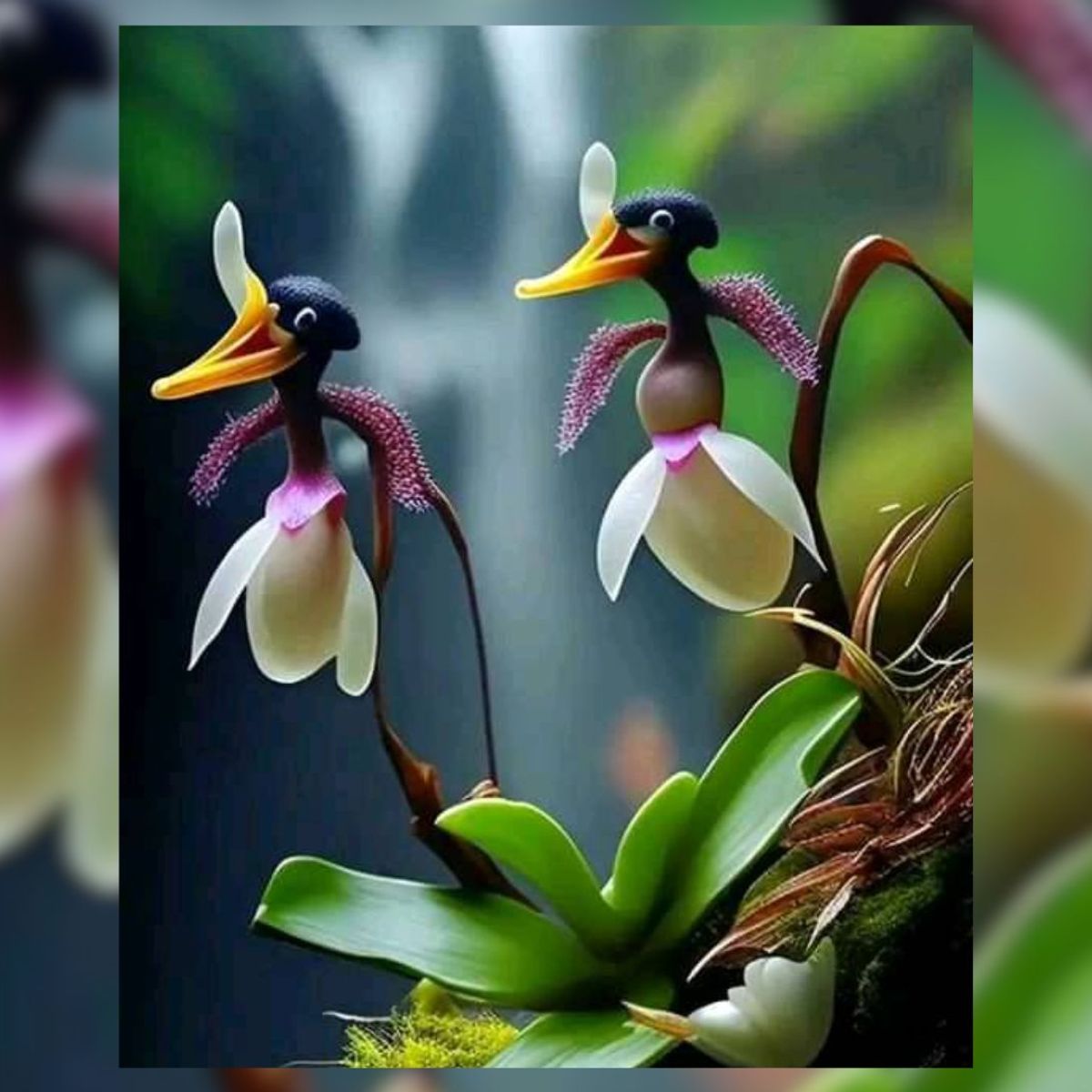 This Orchid Looks Like an Adorable Flying Duck