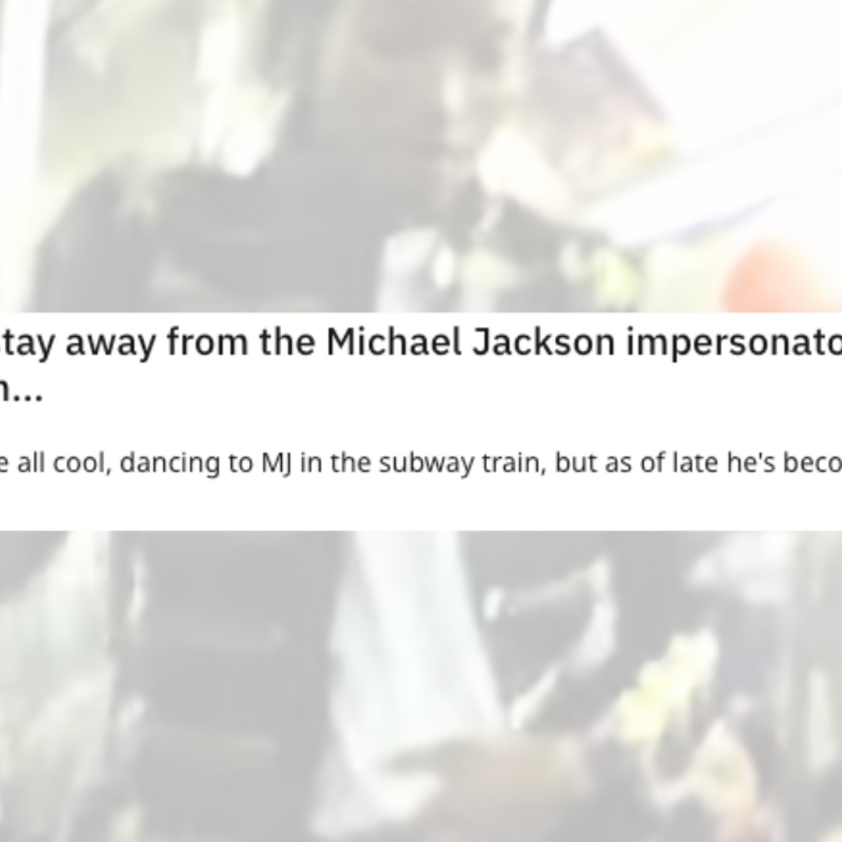 Did a 2013 Reddit Post Warn About Subway Chokehold Victim Jordan Neely? Snopes
