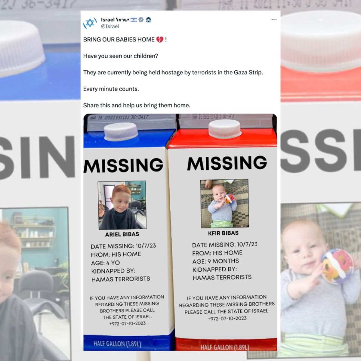 milk carton missing children