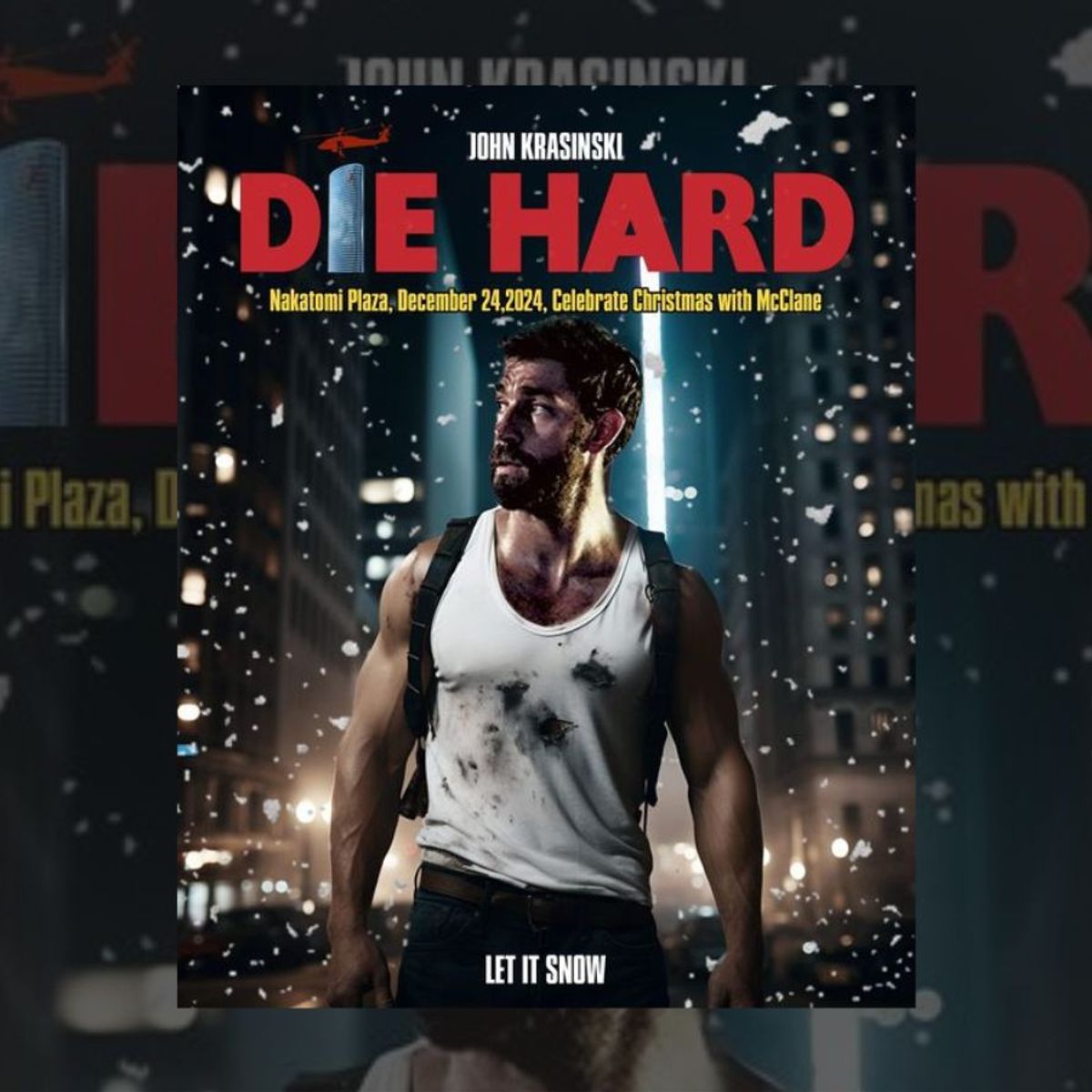 Is This a Real Poster Advertising a 'Die Hard' Reboot Starring John  Krasinski?