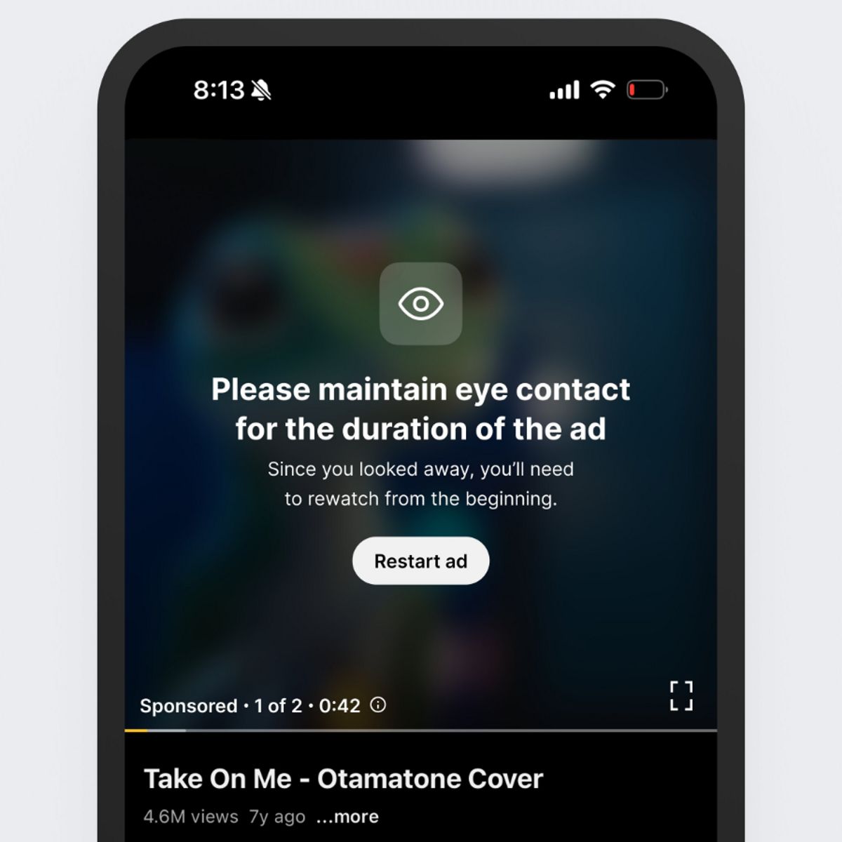 YouTube Ads Will Now Replay If You Look Away from Your Screen 