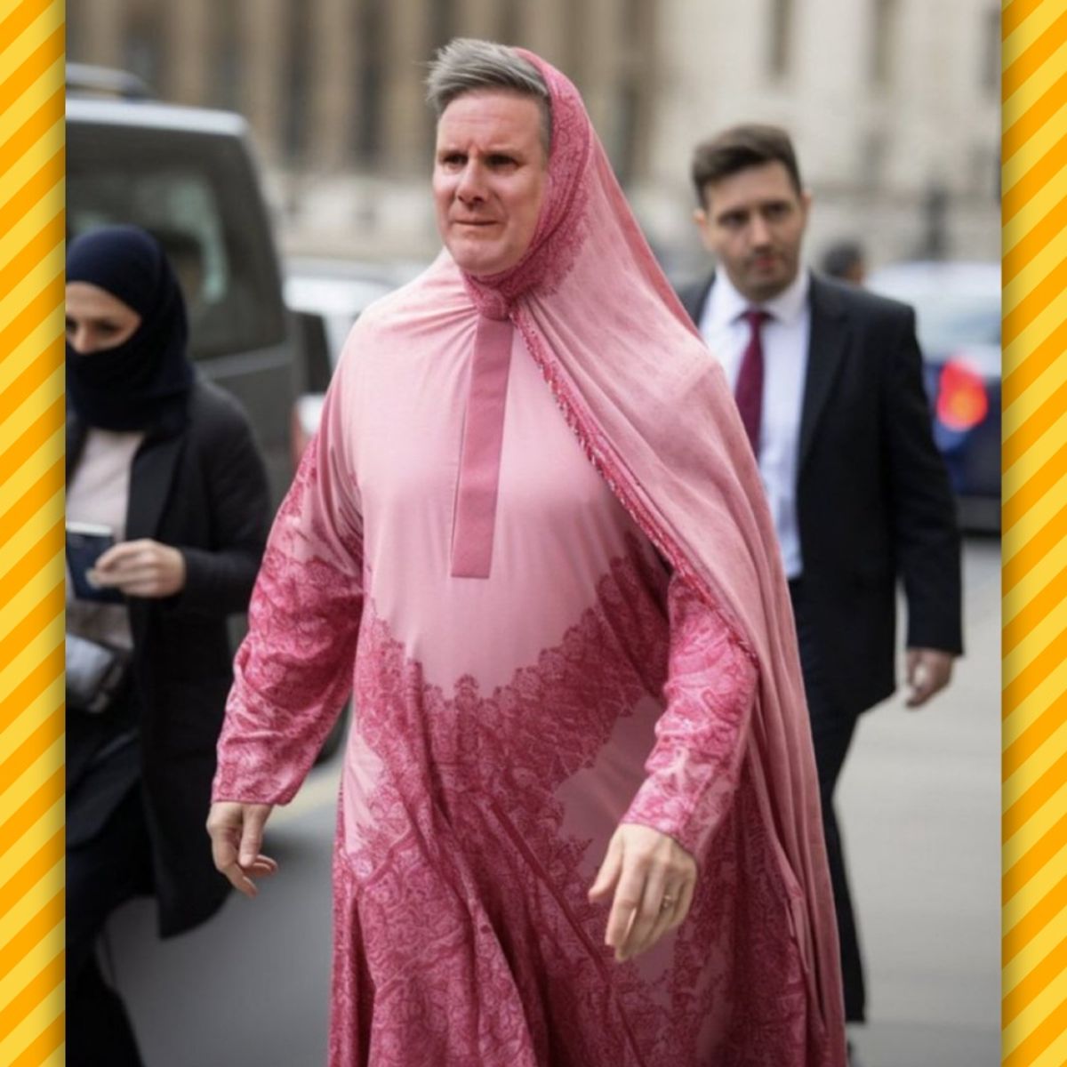 Dress pink muslimah clearance