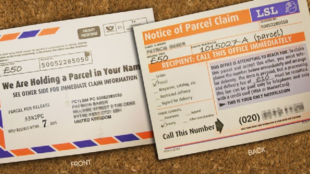 Parcel Delivery Service Telephone Scam Snopes