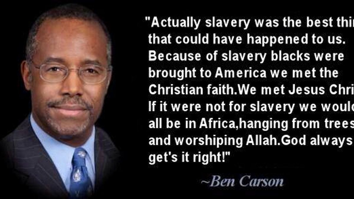 ben carson quotes about god