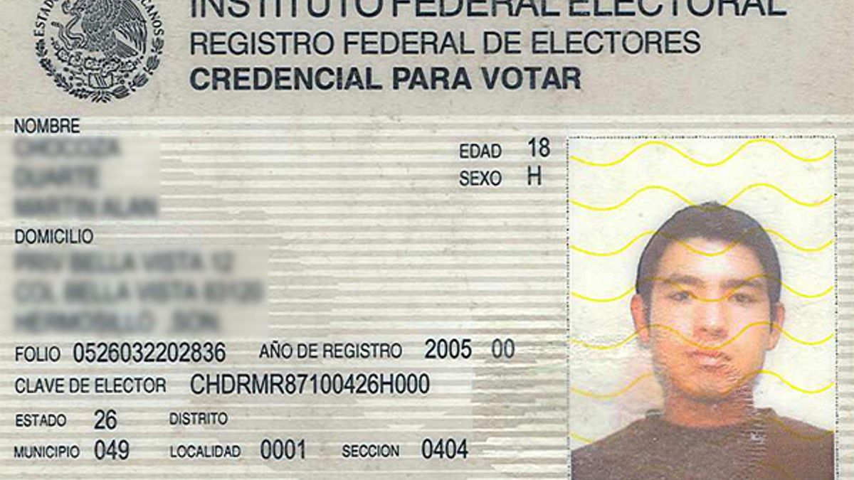 How To Read A Mexican Voter Id Card