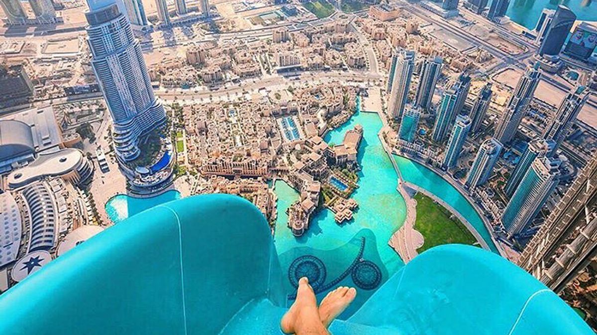 Is This a Waterslide Over Dubai? 