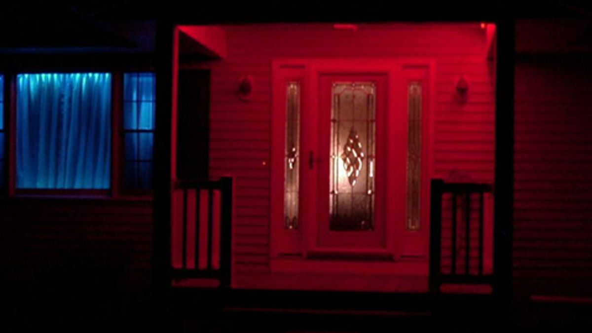 What Does a Red Porch Light Mean?