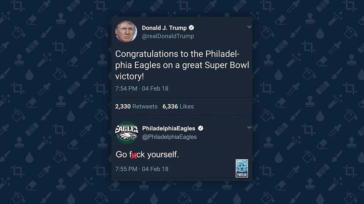 Did the Eagles Respond to Trump's Congratulatory Tweet With a Vulgarity?