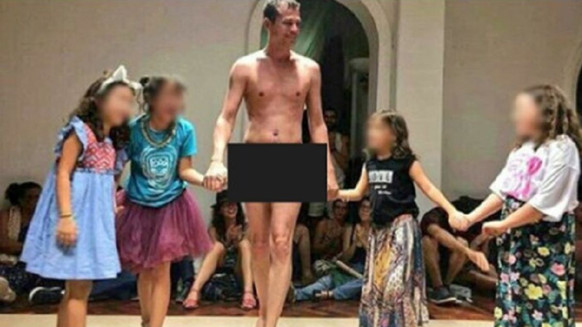 Does This Photograph Show a Nude Man Walking the Runway with a Group of  Young Girls? | Snopes.com