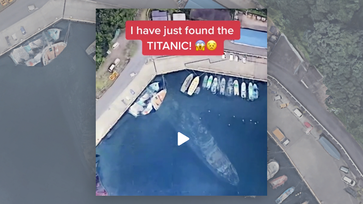 Does Google Earth Reveal a Sunken Ship in a Japanese Port? 