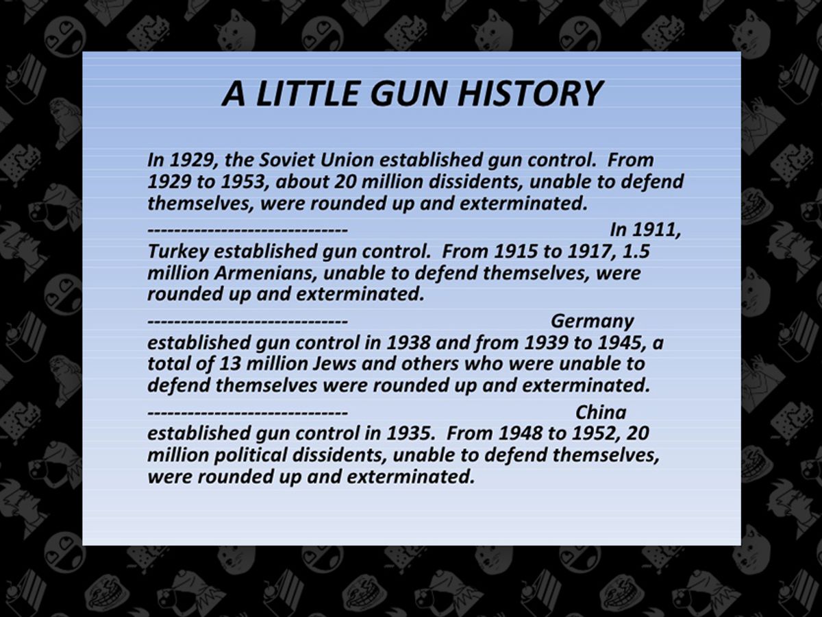 argumentative articles on gun control
