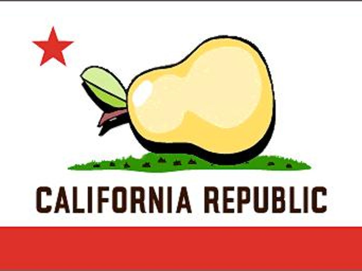 flag with 3 pears