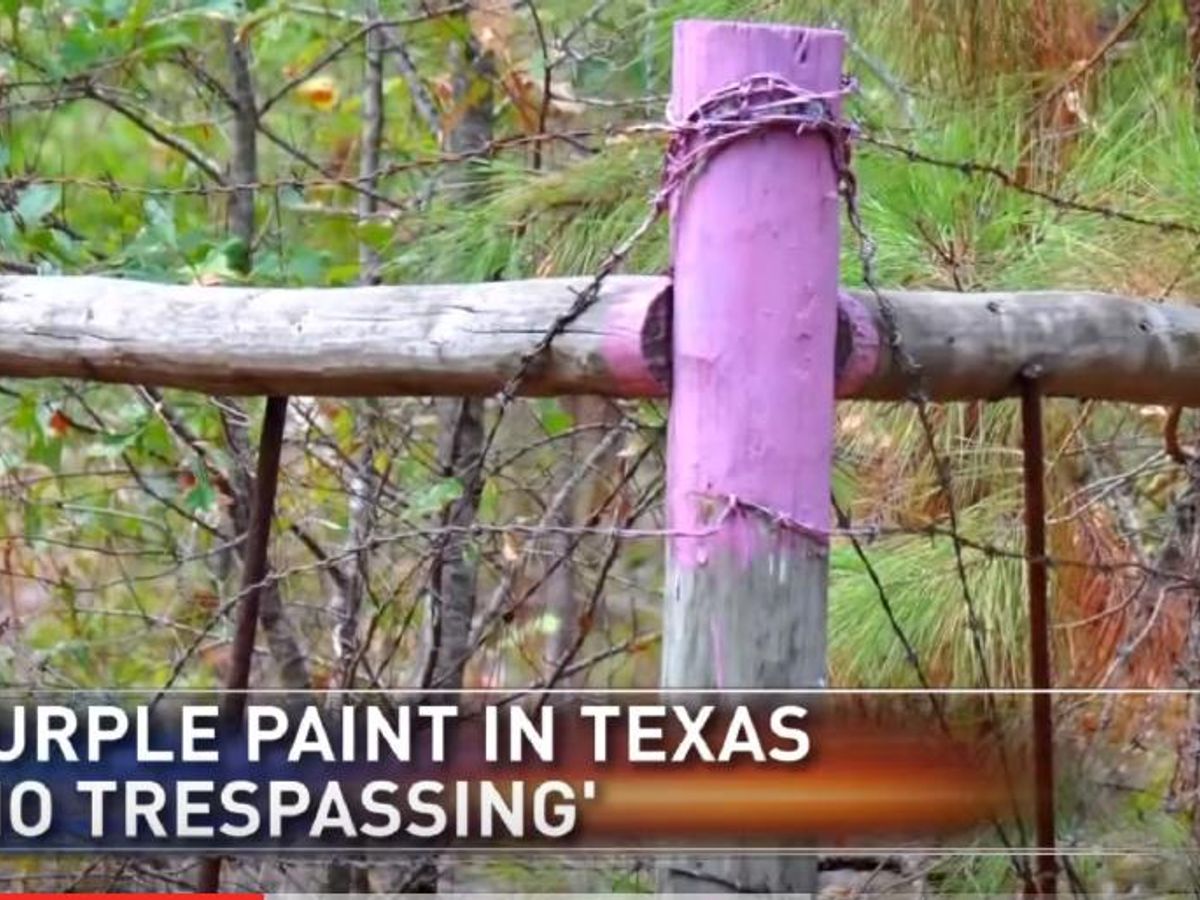 Purple Paint' Trespass Warning | Snopes.com