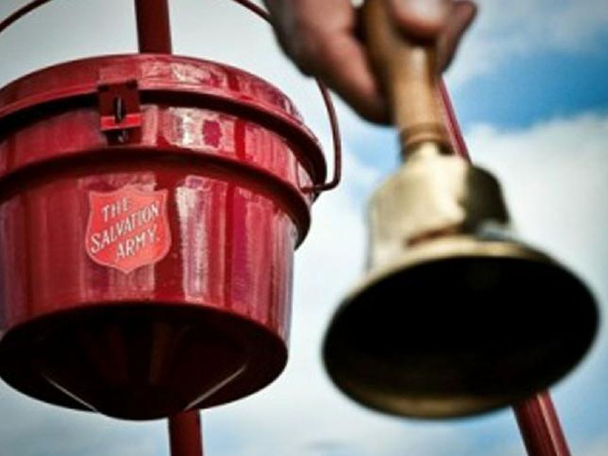 no salvation army bell ringers