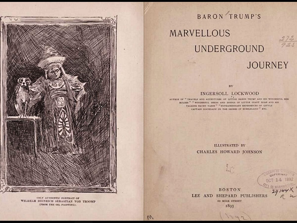 Baron trump book 2025 ingersoll