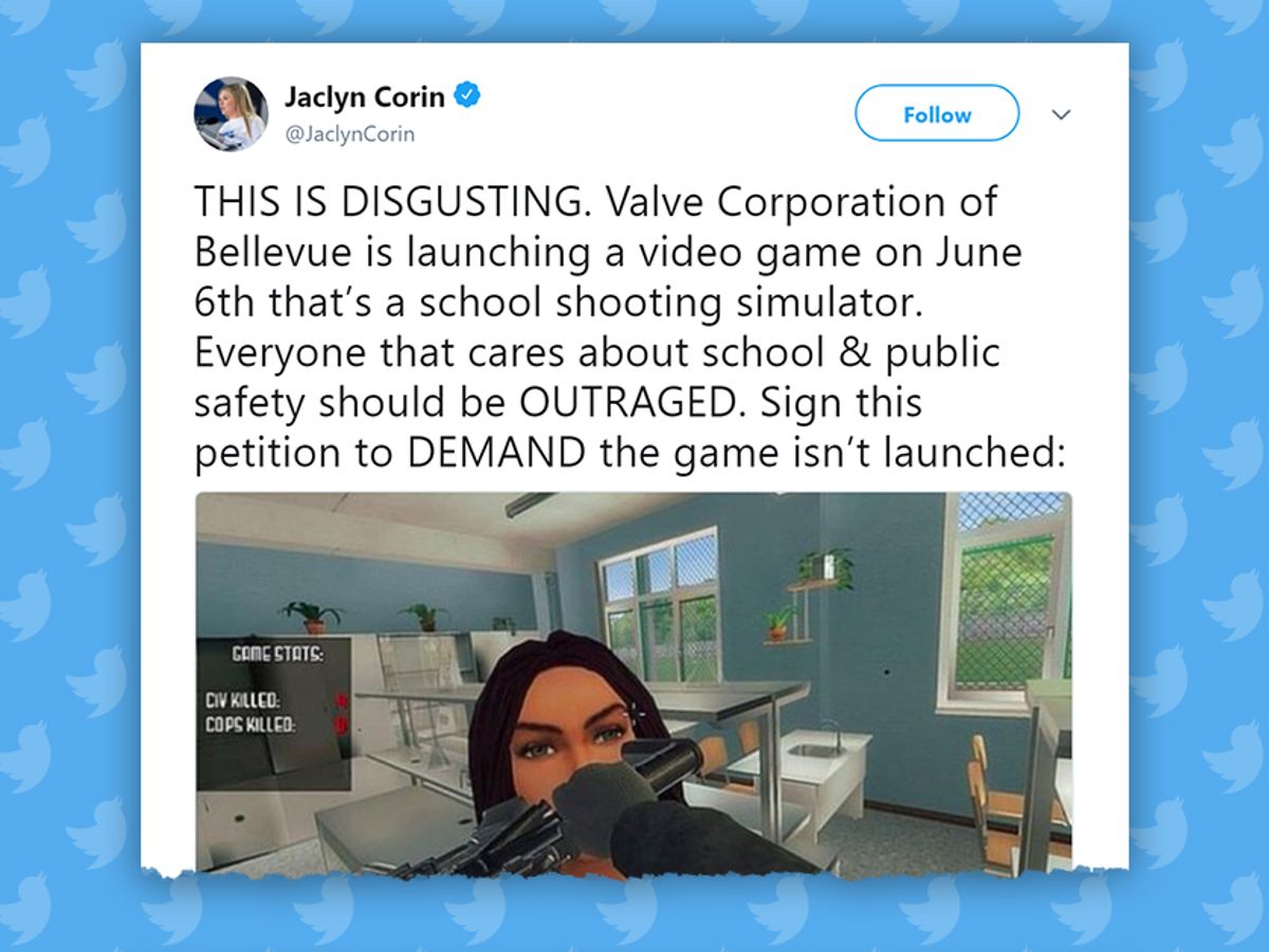 Does a Video Game Allow Players to Assume the Role of a School Shooter? Snopes