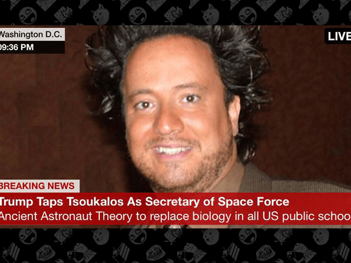 Did Trump Tap Giorgio A. Tsoukalos for Secretary of the Space Force? |  