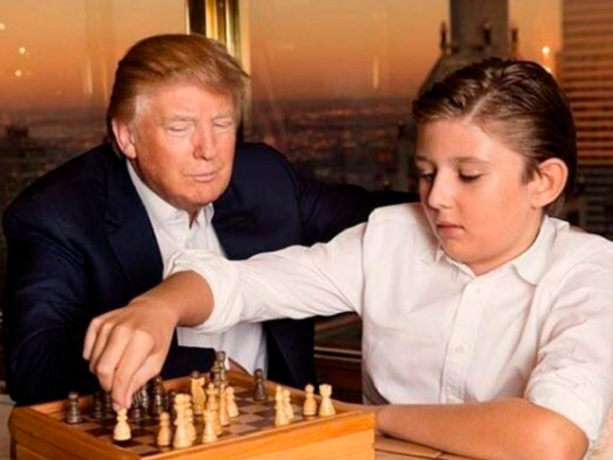 The true mastermind of 4D chess #BarronTrump #Trump #4Dchess