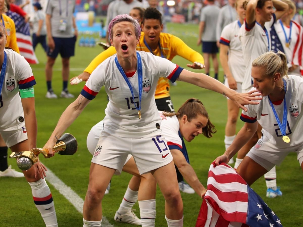 Did Megan Rapinoe 'Stomp' on an American Flag After the World Cup