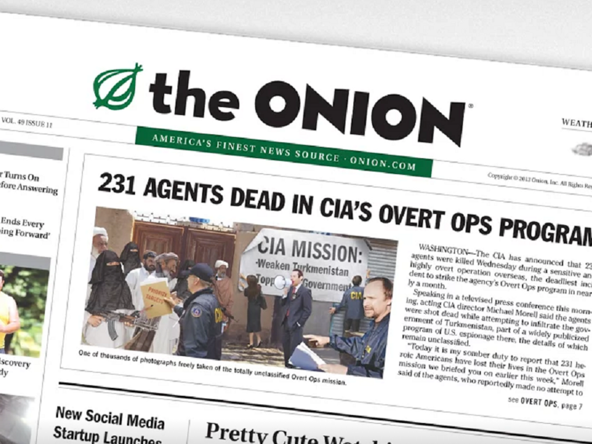 Onion News Network' Revels in Fake Stories - Review - The New York Times