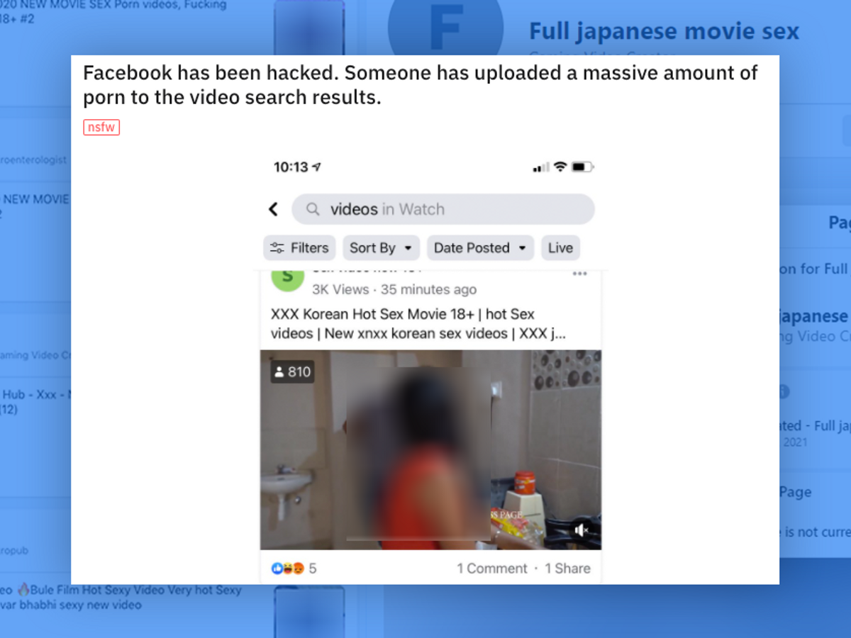 1200px x 900px - Was Porn Showing Up in Facebook Video Search After Outage? | Snopes.com