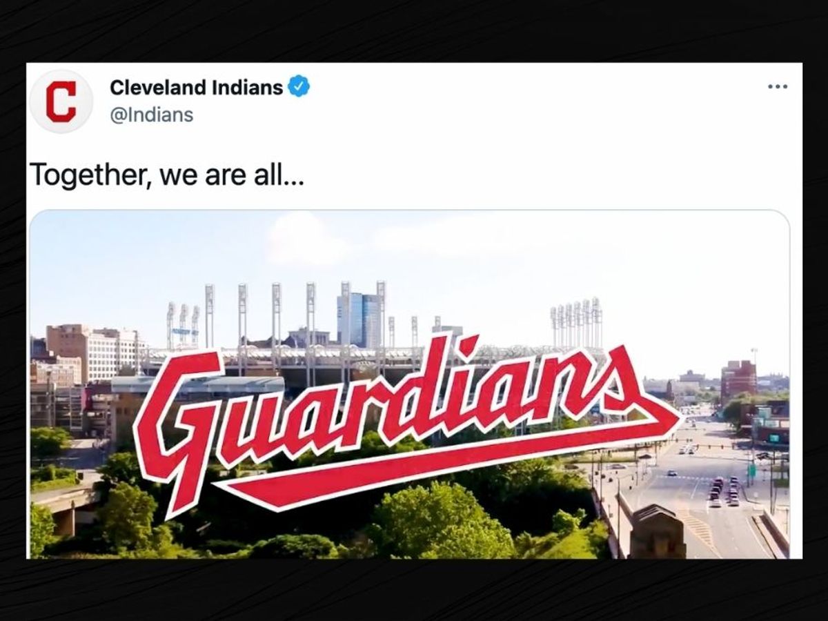Cleveland Indians now Cleveland Guardians