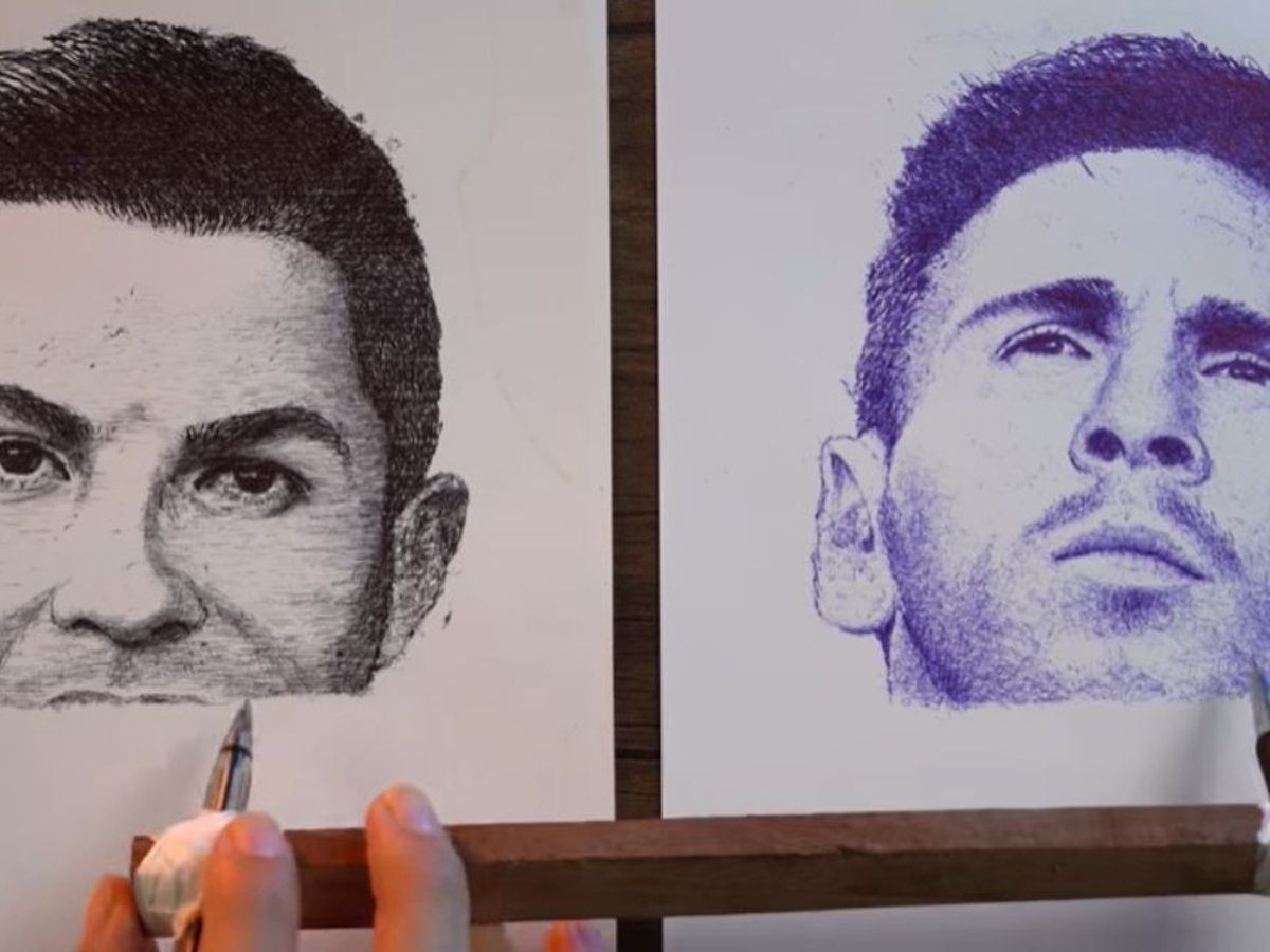 Drawing of Sketch Easy Cristiano Ronaldo / Draw Cr7 Football Player From  Portugal - part 3 - YouTube