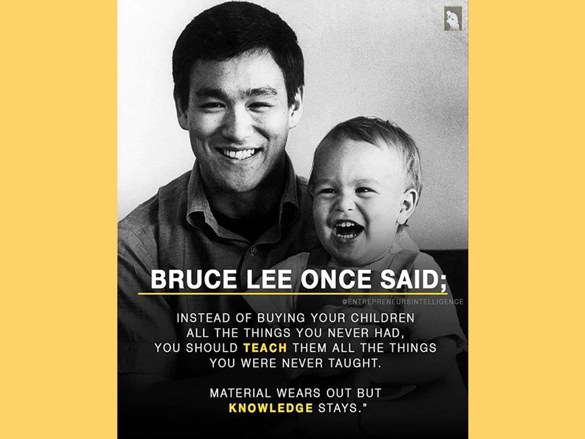 Is the Bruce Lee Quote About Teaching Children Real? | Snopes.com
