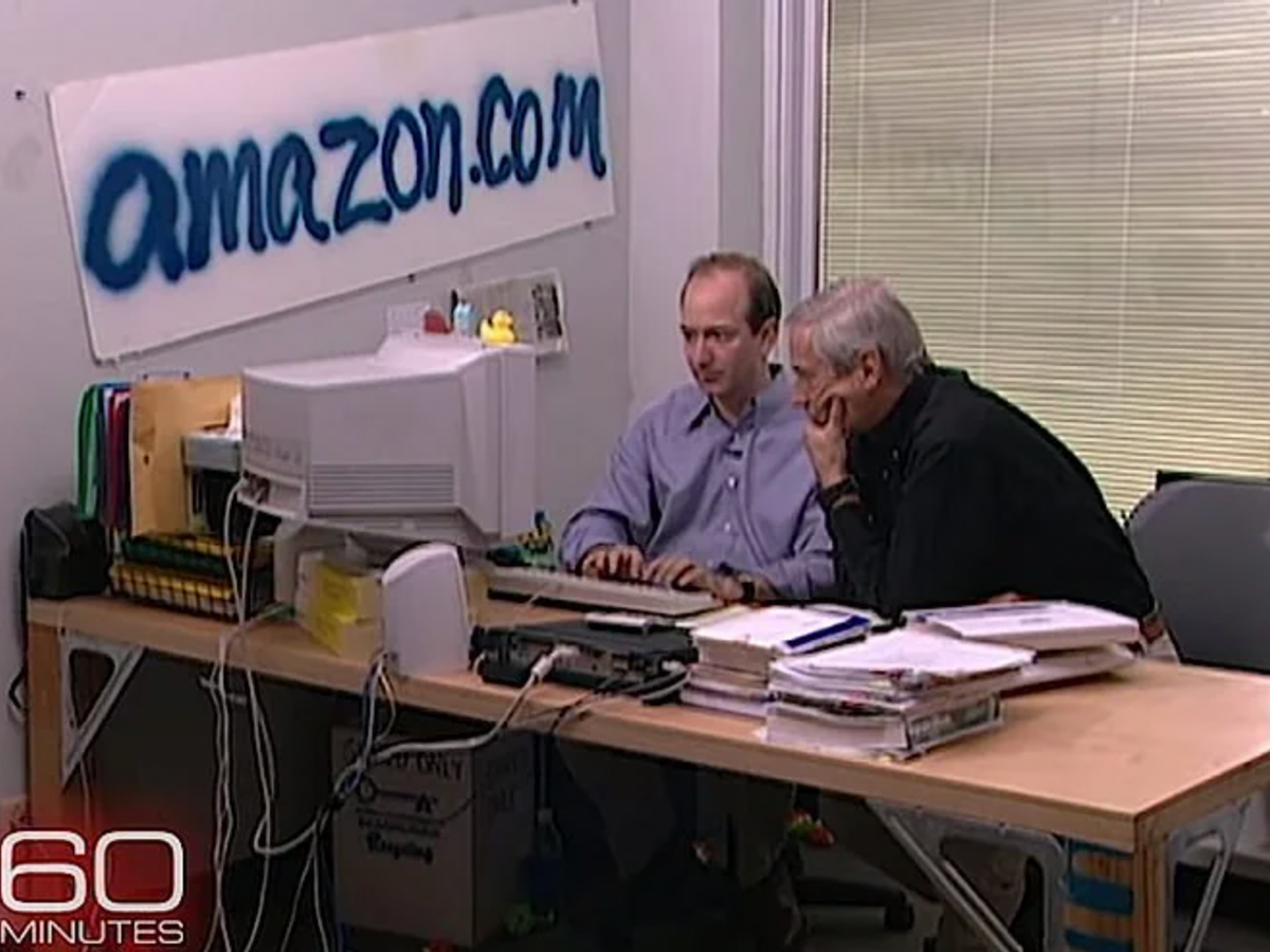 Is This a Real Picture of Jeff Bezos in Amazon's Office in 1999? |  