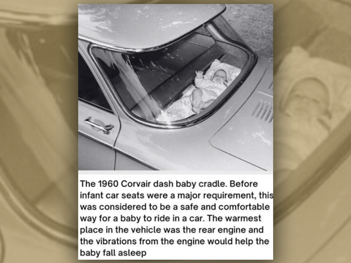 Did Old Chevy Corvairs Have a 'Dash Baby Cradle'?