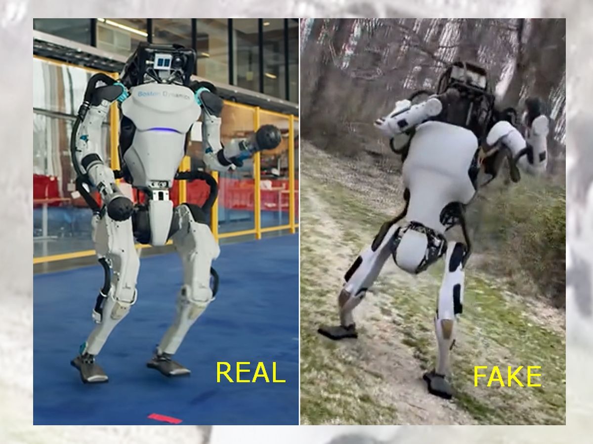 Jeg har en engelskundervisning hugge Trolley Is Video of a 'Fighting' Boston Dynamics Robot Real? | Snopes.com