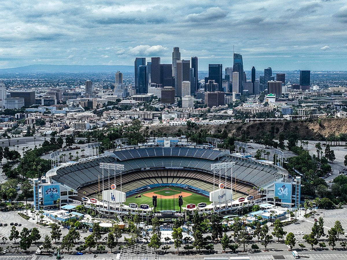 Video of flooded Dodger Stadium goes viral. Here's what really