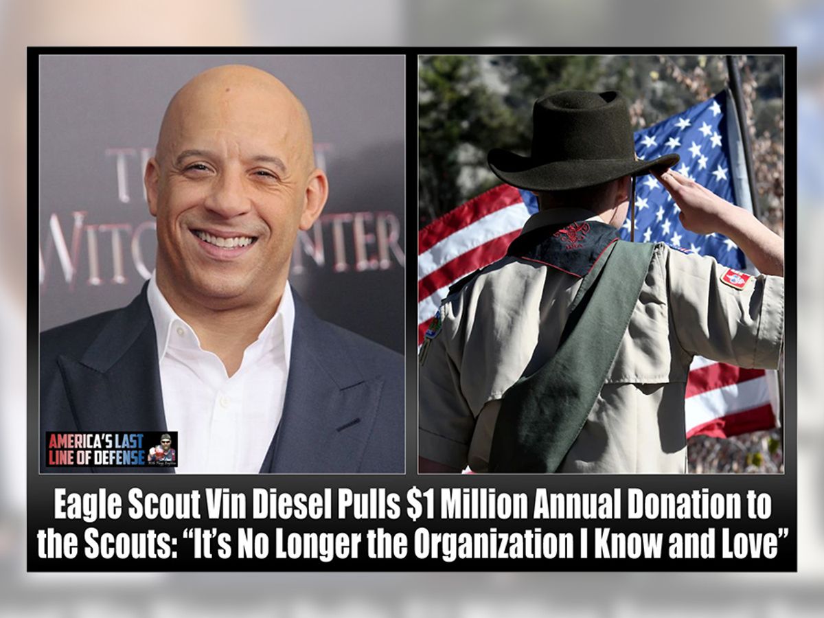 Vin Diesel Pulled $1 Million Annual Donation to Boy Scouts? | Snopes.com