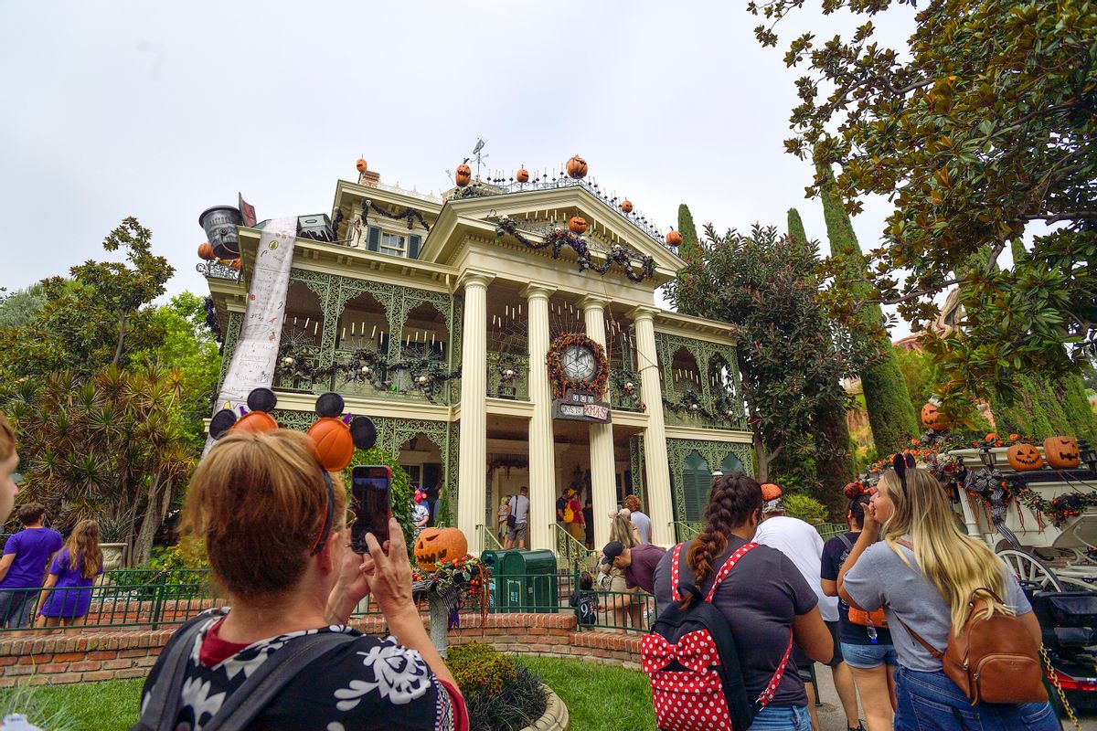 Haunted Mansion Holiday during Halloween Time at Disneyland in Anaheim, CA, on Friday, September 3, 2021. (Photo by Jeff Gritchen/MediaNews Group/Orange County Register via Getty Images) (Getty Images)