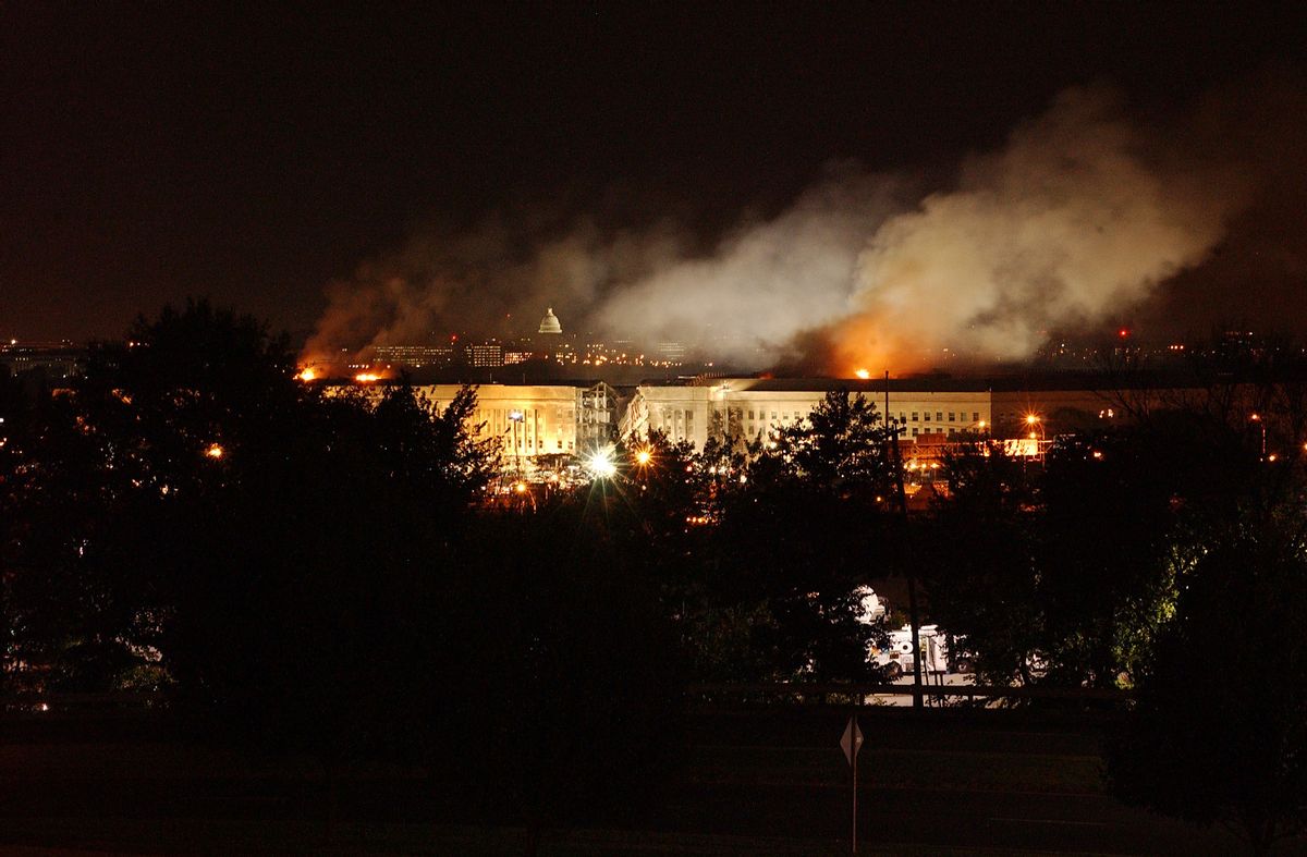 394996 01: Smoke Rises From The Pentagon After A Terrorist Attack September 11, 2001 In Washington D.C. (U.S. Navy  (Photo By U.S. Navy/Getty Images) (U.S. Navy/Getty Images)