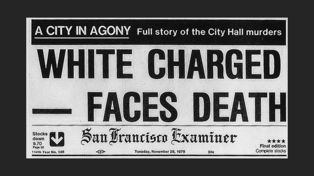 Cover of San Francisco Examiner  on November 28, 1978. (Wikimedia Commons/Public Domain) (Wikimedia Commons/Public Domain)