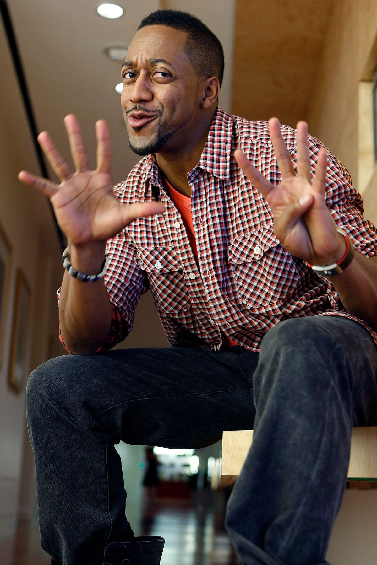 Actor Jaleel White is best known for his role as Steve Urkel, the nerd on the sitcom Family Matters, which aired for 9 seasons. White has not been able to shake being typecast by the role, but he hopes a new series he is starring in on the Web will win acceptance with audineces who just see him as one character. White says he not worried about typecasting, but is more worried about the lack of role for Monirity Actors.  (Photo by Kirk McKoy/Los Angeles Times via Getty Images) (Kirk McKoy/Los Angeles Times via Getty Images)