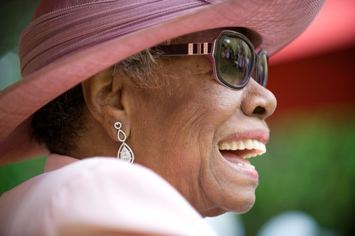 WINSTON-SALEM, NC - MAY 20:  Dr. Maya Angelou attends her 82nd birthday at a party with friends and family at her home on May 20, 2010 in Winston-Salem, North Carolina. (Photo by Steve Exum/Getty Images) (Getty Images)